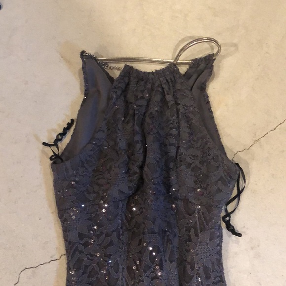 Blue formal gown - Picture 3 of 5